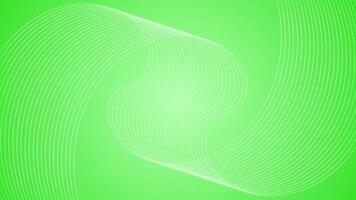 Simple and Elegant green color rotating repeating lines geometrical loop able background video