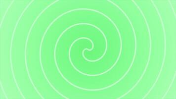 Green color rotating circle simple design creating hypnotism effect geometrical loop able background video