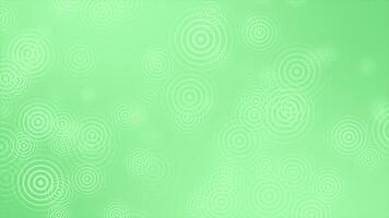 Green color simple and elegant multiple circular shapes modern futuristic background video