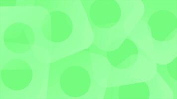 Green color futuristic multiple moving faded squares loop able geometrical background video