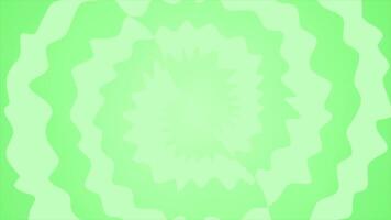 Green color Rotating wavy pattern complex pattern abstract design loop able geometrical background video