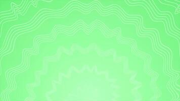 Green color Rotating wavy pattern complex pattern abstract design loop able geometrical background video