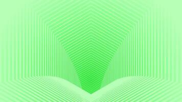 Green color modern and futuristic flying through hexagonal tunnel loop able background video
