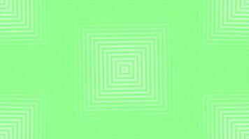 Green color futuristic repeating squares loop able geometrical background video