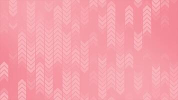 Red color appearing and disappearing arrow shapes in opposite directions geometrical background video