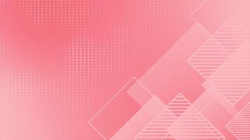 Red color circular dots halftone multiple square shaped outline wiggling modern geometrical loop able background video