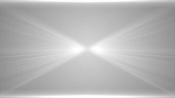 White and Black color simple and classy optical flair light rays modern design loop able futuristic background video