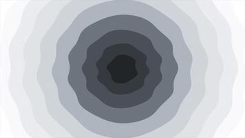White and Black color multiple shades wavy pattern circular shapes modern design gradient background video