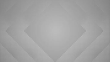 White and Black color circular dots halftone triangle shaped modern design geometrical background video