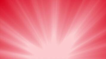 red color slowly rotating shiny optical flares light rays modern background video