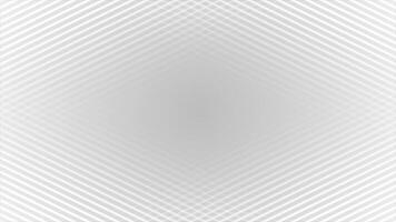 White and Black color moving parallel lines rhombus shape modern design loop able geometrical background video