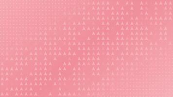 Red color appearing and disappearing triangular shapes with circular dots geometrical background video