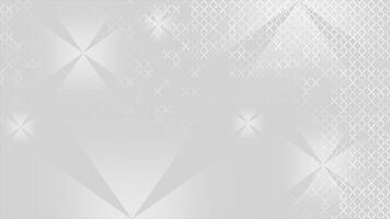 White color light reflection optical flair with complex mesh pattern abstract background video