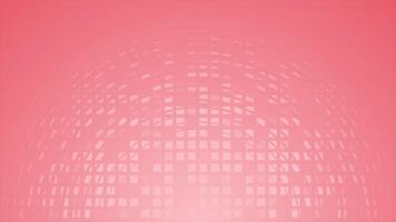 Red color semi circle repeating lines with square box pattern modern design geometrical background video
