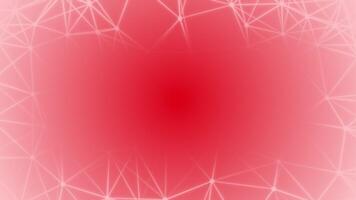 red color simple lines and dots plexus design blank space modern polygonal loop able background video