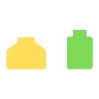 Minimalist Bottle Shapes vector