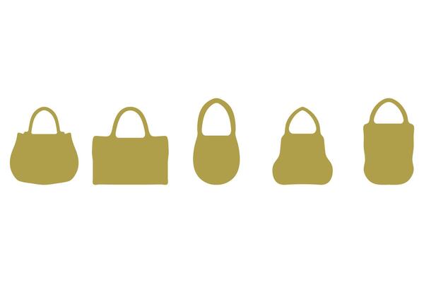 Silhouette Illustration of Handbag Collection