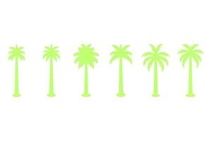 Illustration of Stylized Palm Trees vector