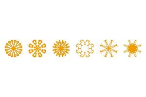 Decorative Ornament Shape Illustrations vector