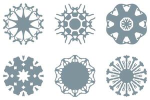 Abstract Ornament Pattern Graphic Set Design vector