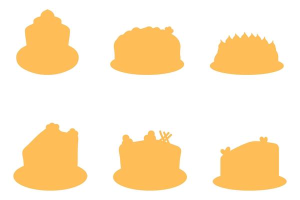 Collection of Cake Silhouettes