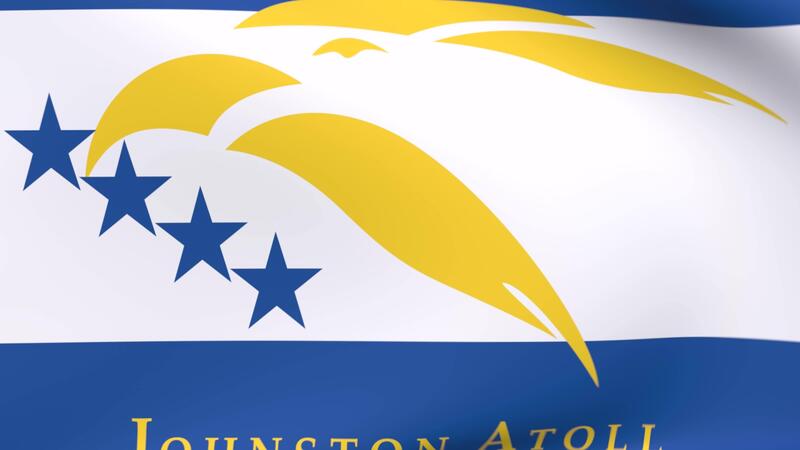 A National 3D Rendered Flag of Johnston Atoll 51578951 Stock Video at ...