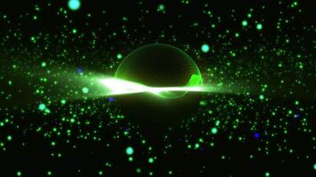 A sphere similar to a Planet from deep space. video