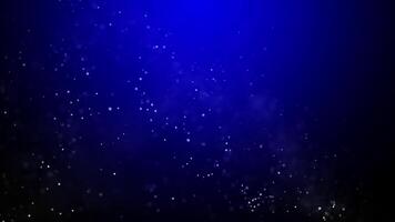 Abstract Blue Particles Background Loop video