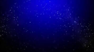 Abstract Blue Particles Background Loop video