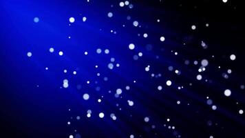 Abstract Blue Particles Background Loop video