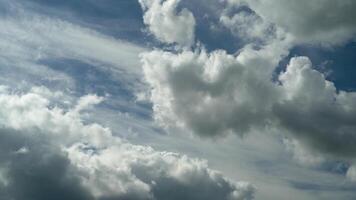 Movements Of Gas White Clouds In The Sky During Daylight Hours video