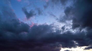 Movement Of Clouds In The Sky video