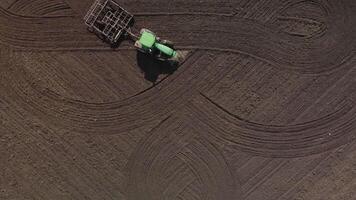 Plowing Patterns In The Earth video