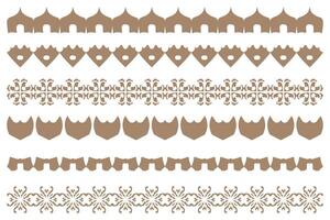 Decorative Ornamental Border Patterns vector