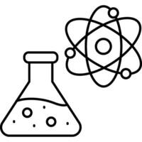 Chemistry illustration with isolated background vector
