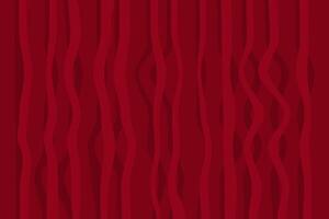 Deep Red Abstract Waves Pattern Design vector