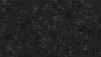 Luxurious gray block animation with halftone effect, abstract geometric background suitable for motion graphics, openings, advertisements and premium templates. video