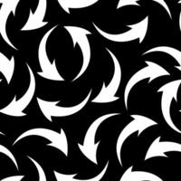 Abstract swirling arrow shapes background vector