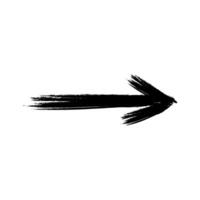 Isolated grunge arrow on a white background vector