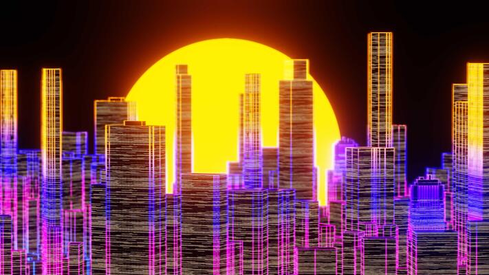 Day And Night Animation Stock Video Footage for Free Download