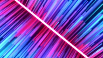 Abstract background. Glow gradient multicolor particles form lines, surfaces, string structures as virtual space or hologram for HUD screen. video