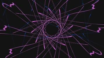 Abstract linear animated background with cyclic repetition. video