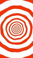 Hypnosis spiral, constantly moving spiral pattern, Seamless loop 4K animation video