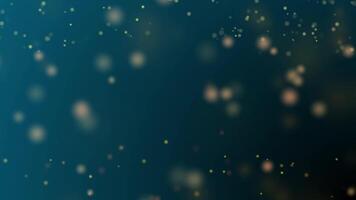 Blue Background with particles Effect video