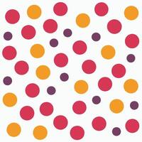 A pattern of polka dots on a white background vector