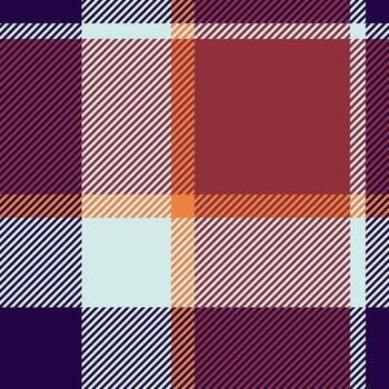 Workshop textile pattern, diverse texture check plaid. Dining room background tartan fabric seamless in red and dark colors. vector