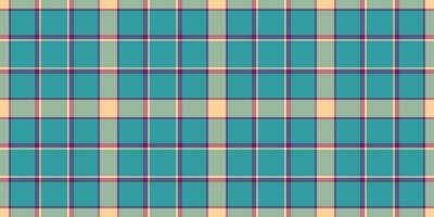 Amazing check textile tartan, panel fabric plaid pattern. Christmas ornament background seamless texture in blue and pastel colors. vector
