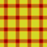Chinese new year seamless plaid background, girl tartan check textile. Composition pattern texture fabric in bright and orange colors. vector