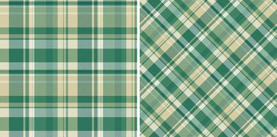 Seamless textile pattern of check fabric with a background plaid tartan texture. Set in favorite colors. Golf fashion essentials for the course. vector