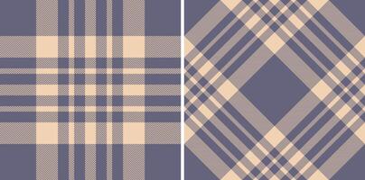 Fabric check texture of pattern tartan seamless with a textile background plaid. Set in fall colors. Colorful fashion choices for a vibrant look. vector